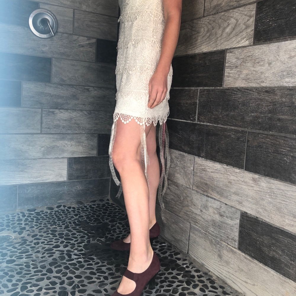 Lacy cocktail dress